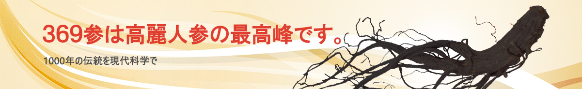 369参高麗人参
